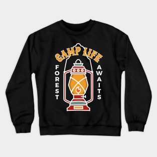 Camp Life Forest Awaits Crewneck Sweatshirt